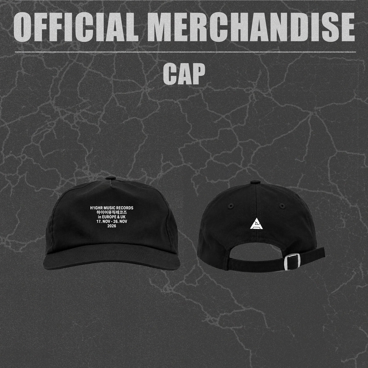 3. Cap - H1GHR SEASON IN EUROPE & UK OFFICIAL MERCH (pH-1, lIlBOI, Woodie Gochild)