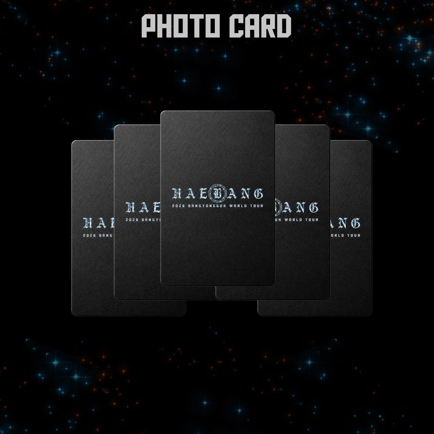 7. Photo Card (5pcs) - BANG YONGGUK “HAEBANG” OFFICIAL MERCH