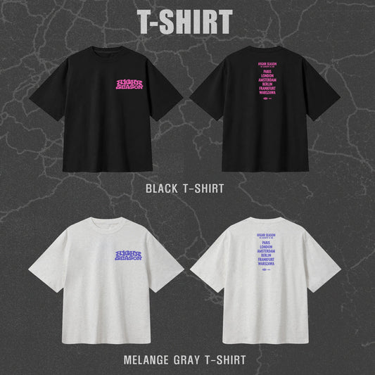 1. T-shirt - H1GHR SEASON IN EUROPE & UK OFFICIAL MERCH (pH-1, lIlBOI, Woodie Gochild)