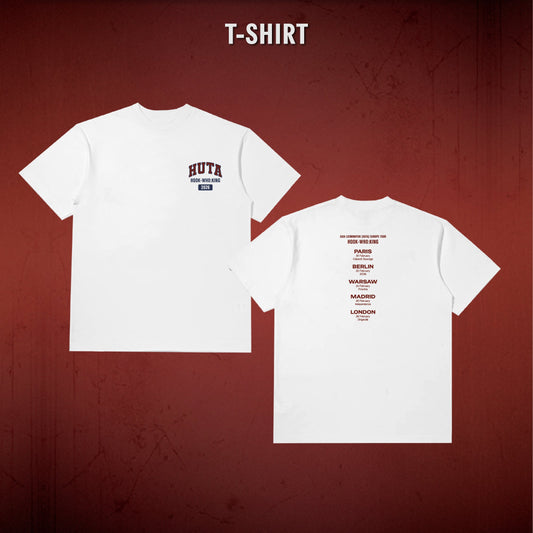 2. T-shirt - LEE MINHYUK (HUTA) EUROPE TOUR <HOOK - WHO:KING> OFFICIAL MERCH